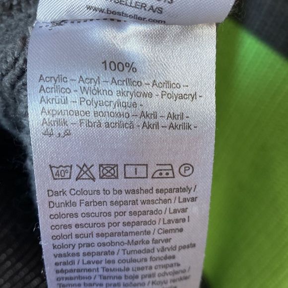 Vero Moda Green and Grey Long Sweater Sz XS - Picture 7 of 7